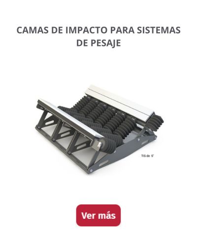 cama de impacto para sistemas de pesaje